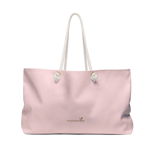 MyBrandLife Chic Pink Weekender Bag