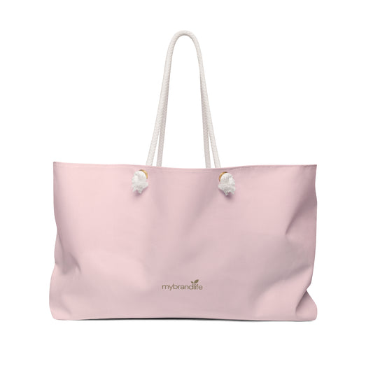 MyBrandLife Chic Pink Weekender Bag