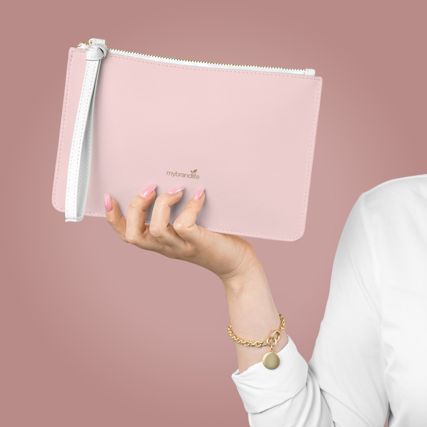 MyBrandLife Elegant Pink Clutch Bag